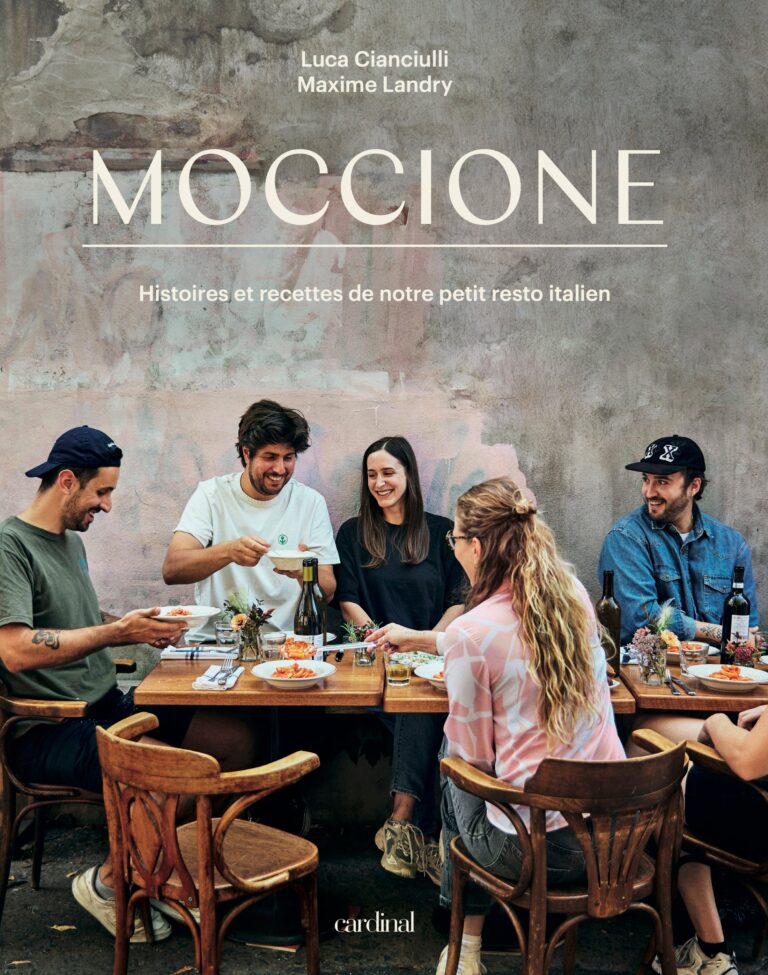 Un livre gourmand, généreux et fidèle à la vision du Moccione et Moccione Pizza.