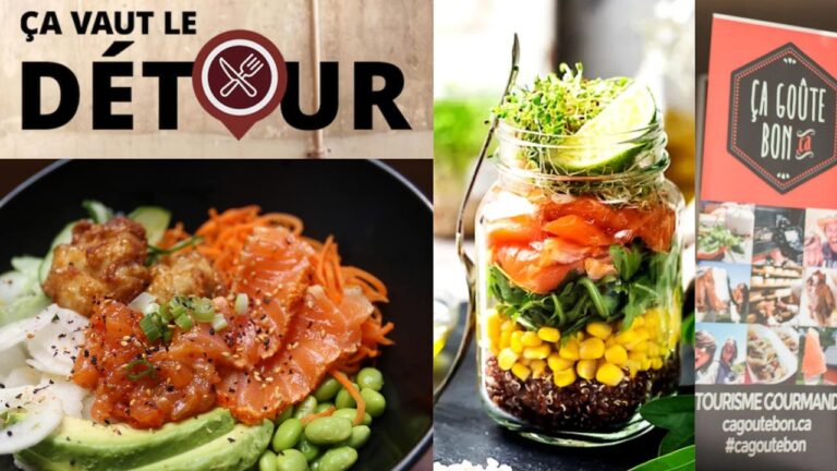 Kale, poké, salade en pot.